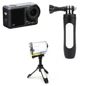 [셀러에이드]DJI 오즈모 액션 4 호환 액션캠 카메라 삼각대 모노포드 거치대