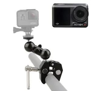[셀러에이드]DJI 오즈모 액션 4 호환 액션캠 카메라 볼헤드 집게 마운트 거치대