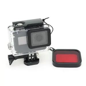 [셀러에이드]고프로 히어로 7 6 5 호환 방수팩 방수 케이스 필터