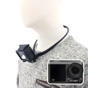 [셀러에이드]DJI 오즈모 액션 4 호환 액션캠 POV 촬영 넥 마운트 스트랩