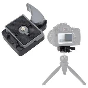 [셀러에이드]삼각대 헤드 미니 퀵 릴리즈 플레이트 브라켓 스탠드 홀더 카메라