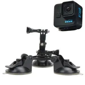 [셀러에이드]고프로 11 미니 호환 액션캠 차량용 유리 석션컵 흡착 마운트