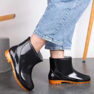 남자 기모 안감 낚시 농사 일 장화 숏 레인 부츠 코디 NuZ7+7ojR