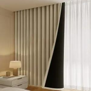 거실 커튼봉 암막 무타공 간편설치 베란다 인테리어 압축 커튼 길이조절 레일 고정 세트 봉