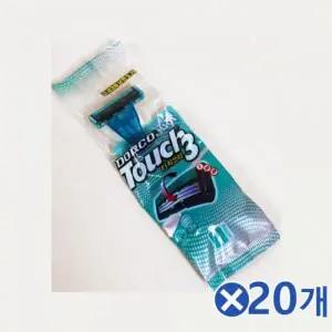 면도날 3중날 남성용 20개입 교체용 면도기날