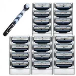 면도날 6중날 수동 면도기 남자 수염 제모용