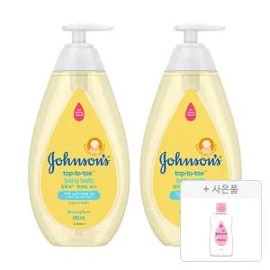존슨즈 탑투토 바스 500ml, 2개 베이비오일 125ml , 1개