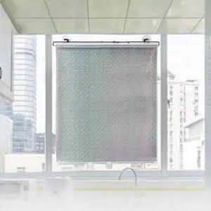 [JHP3879R_51AP]붙이는 창문 65X125 가리개 무타공 커튼 롤 (29693341A)