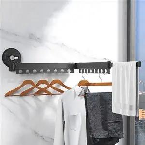 [오너클랜]흡착식 빨래 건조대 문걸이 창문 건조대 접이식 옷걸이 건조