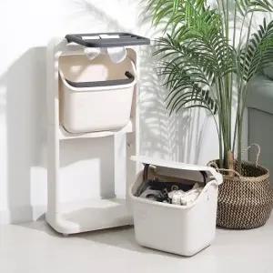 [올리빙] 도트 건조대 빨래바구니 2단