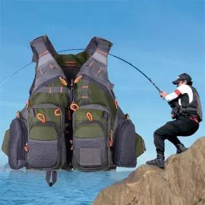 [셀러에이드]갯바위 바다 민물 낚시 조끼 부력 구명 낚시복