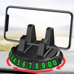거치대 소재 차량용 부착형 주차번호 휴대폰 포함 실