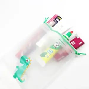 소품정리 주머니 방수 비닐 끈파우치 대형 옷파우치 옷비닐보관