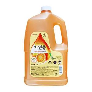 엘지 자연퐁 주방세제 비린내 걱정없는 오렌지 3.04L 1개 설거지