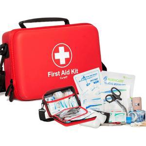 프리미엄 구급상자 여행, 어깨끈이 달린 방수 기능으로 휴대가 간편 - 가정, 자동차, 이동 중 비상 상황에