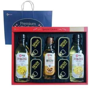 CJ O7O5W8L4 H2호 스팸 선물세트 올리고당 카놀라유 명절 선물