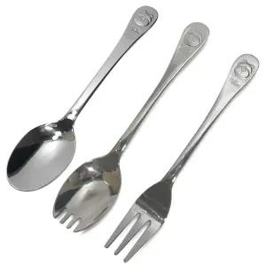 상일(곰돌이)유아용 스텐 수저 포크 아동수저포크