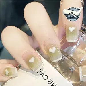 사랑스러운 하트 네일팁 셀프 뷰티 젤네일 QHD6+5FKX