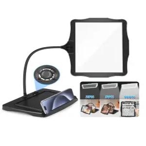 검정 고배율 노인 작업용 탁상용 검사 미세작업 확대경 용접 탁상형 데스크탑 고화질 정밀