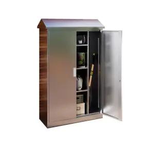 스테인리스 야외 수납장 방수 녹방지 베란다용 잠금형