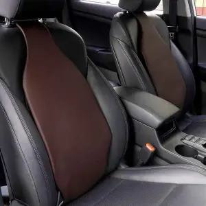 자동차 Z5E6B2X9 차량용 에어 허리쿠션 등받이 쿠션 C100브라운