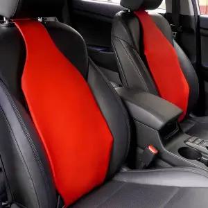 자동차 B6K0Q3T3 차량용 에어 허리쿠션 등받이 등쿠션 C100레드