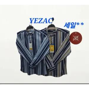 [예작]YJ3FYS726 구김적은 스트레치남방  멀티스트라이프 스냅버튼  슬림핏 긴소매