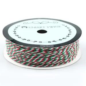 유니아트 (끈) 3500 트와인끈 50yd (빨강.초록)