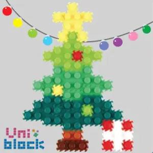 유니블럭 3500 크리스마스 만들기 트리 (UB038)