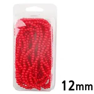 유니아트 (진주) 3000 칼라 구슬 단색 진주 (빨강) (12mm)