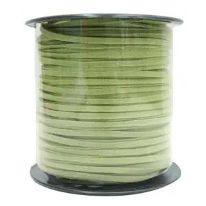 유니아트 (끈) 롤 가죽공예끈 (대) (연두)