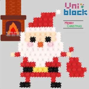 유니블럭 3500 크리스마스 만들기 산타 (UB037)