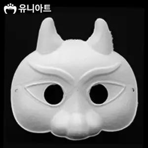유니아트 종이탈 반가면 (5개입) (11.금도깨비탈)