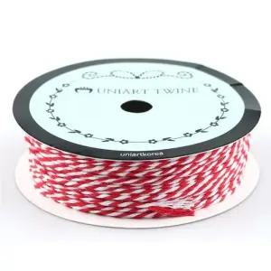 유니아트 (끈) 3500 트와인끈 50yd (빨강)