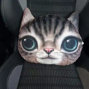 X-DOLLS F0Z4X8G6 차량용 허리쿠션 XD206K브라운냥이