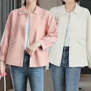 여성 캐주얼 봄 가을 간절기 카라 자켓 아우터 자켓 가을 재킷 캐주얼 정장 예쁜 여성 여자 하객 20대