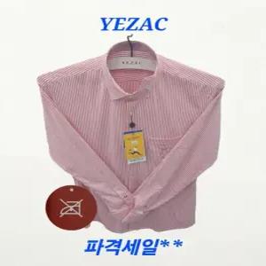 [예작]구김없고 다림질NO 저지원단 일반핏 스냅단추(똑딱이) 스트라이프  YJ3SYS734OR