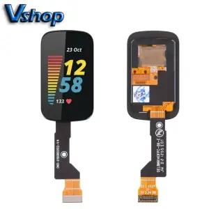 스마트폰 액정 교체 부품 Fitbit Charge 5 용 LCD 스크린 디지타이저 풀 어셈블리 스마트워치 디스플레이