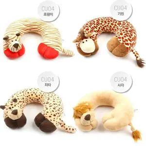 목베개 F9A3T2K4 입체캐릭터 동물 목쿠션 여행 차량목쿠션