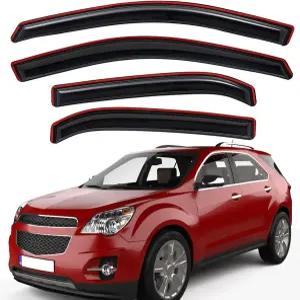 라이트로닉 초강력 내구성 클립온 인채널 오토 벤트 윈도우 바이저 2010-2017 쉐보레 이쿼녹스 자외선 차단