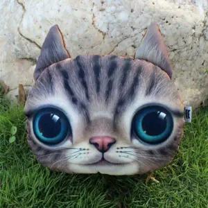 X-DOLLS S8O4O7R6 차량용 목쿠션 베개 XD113T브라운냥이