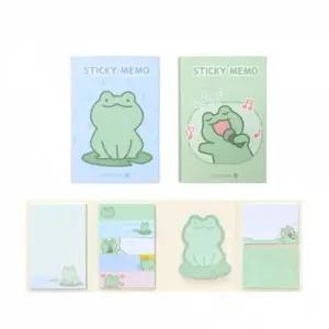 4단 점착메모지 20개 떡메모지 점착메모지 뒷면이보이 점착메모지 메모