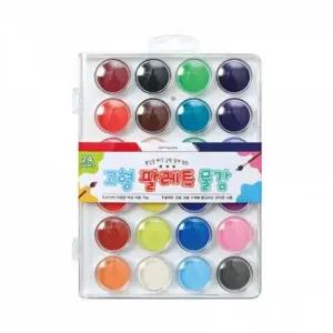 팔레트물감 고형 24색 학생미술 스케치 미술준비물 화 미술 학생미술