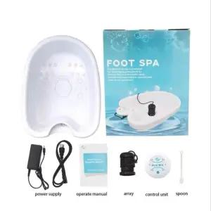 이온족욕기 습식 스파 거품 수소이온 디톡스 관리