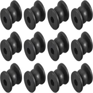 RC 쿼드콥터 FPV 짐벌 카메라 마운트용 MECCANIXITY 방진 충격 흡수 감쇠 고무 볼 M4x12mm (블랙/팩 12개)