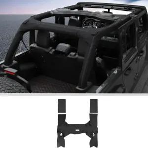 JWWY for JL 롤 바 패딩 보호 커버 쿠션 2018-2023년형 지프 랭글러 액세서리 4도어와 호환 가능
