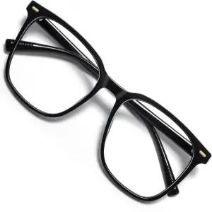 MACJERO 오버사이즈 스퀘어 블루 라이트 차단 안경 피로 방지 컴퓨터 모니터 눈의 줄여줍니다