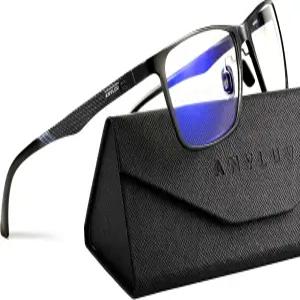 애니루브 블루 라이트 안경 남성 눈의 피로와 보호 알-Mg 금속 컴퓨터 차단