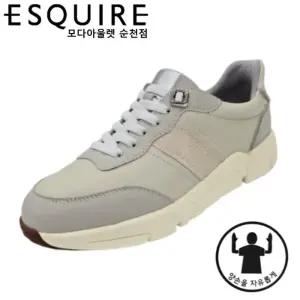 [에스콰이아][핸즈프리] 가볍고 착화감 좋은 손대지 않고 신는 발편한 여성 경량 스니