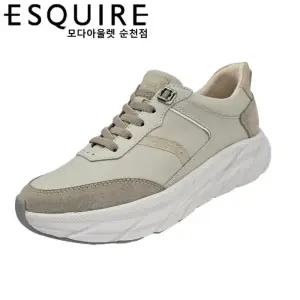 [에스콰이아][핸즈프리] 발볼 넓어 편하고 착화감 좋은 손대지 않고 신는 여성 스니커